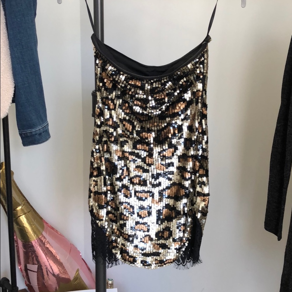 Sequin mini dress